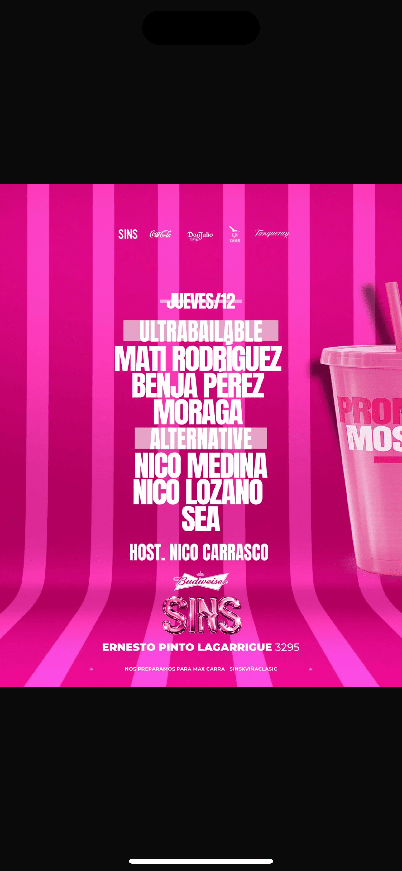 JUEVES 12 DE MARZO! SINS image}