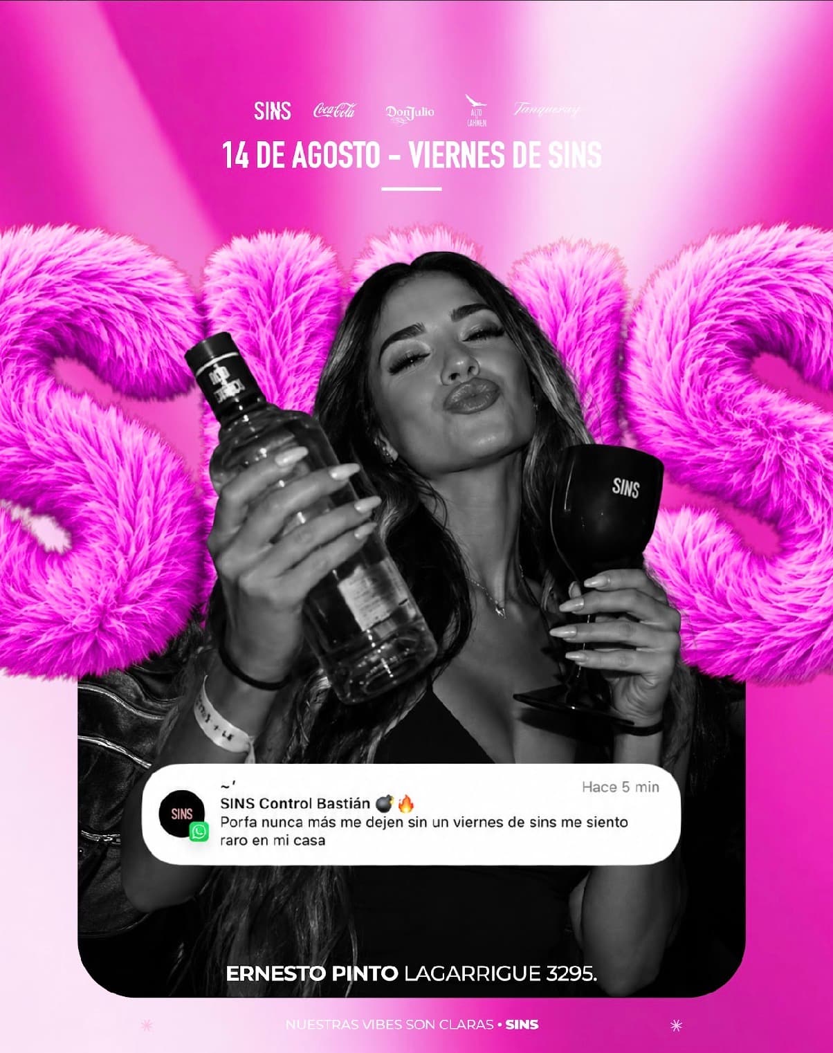 SINS! VIERNES 14 DE AGOSTO image}