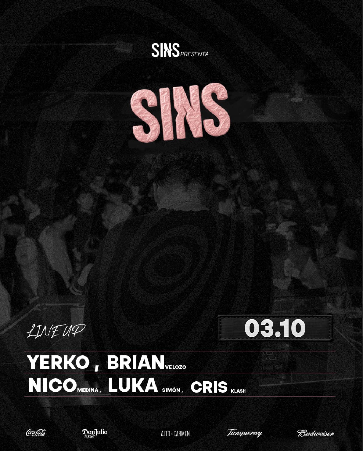 SINS! VIERNES 3 DE OCTUBRE  image}