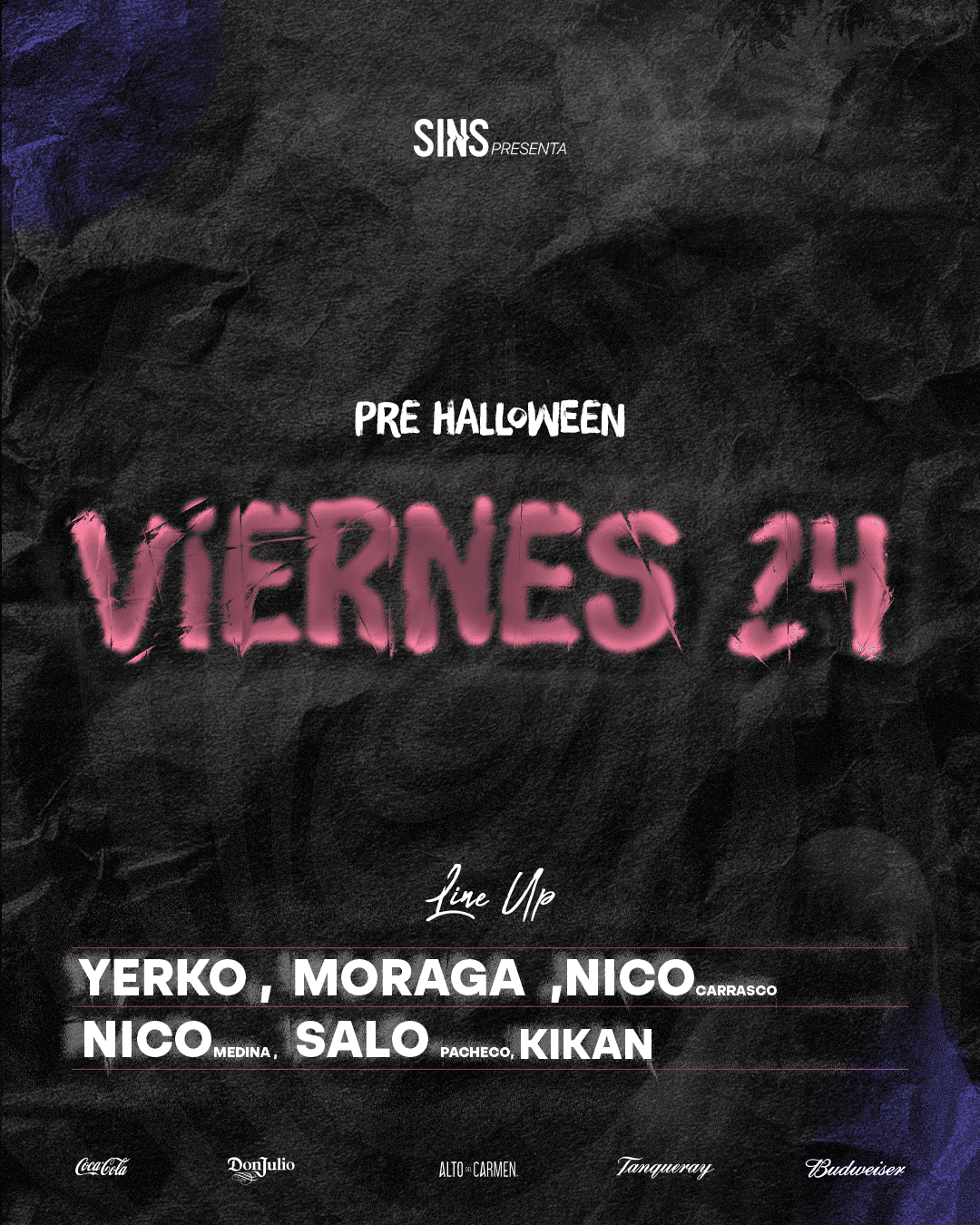 SINS! VIERNES 24 DE OCTUBRE image}