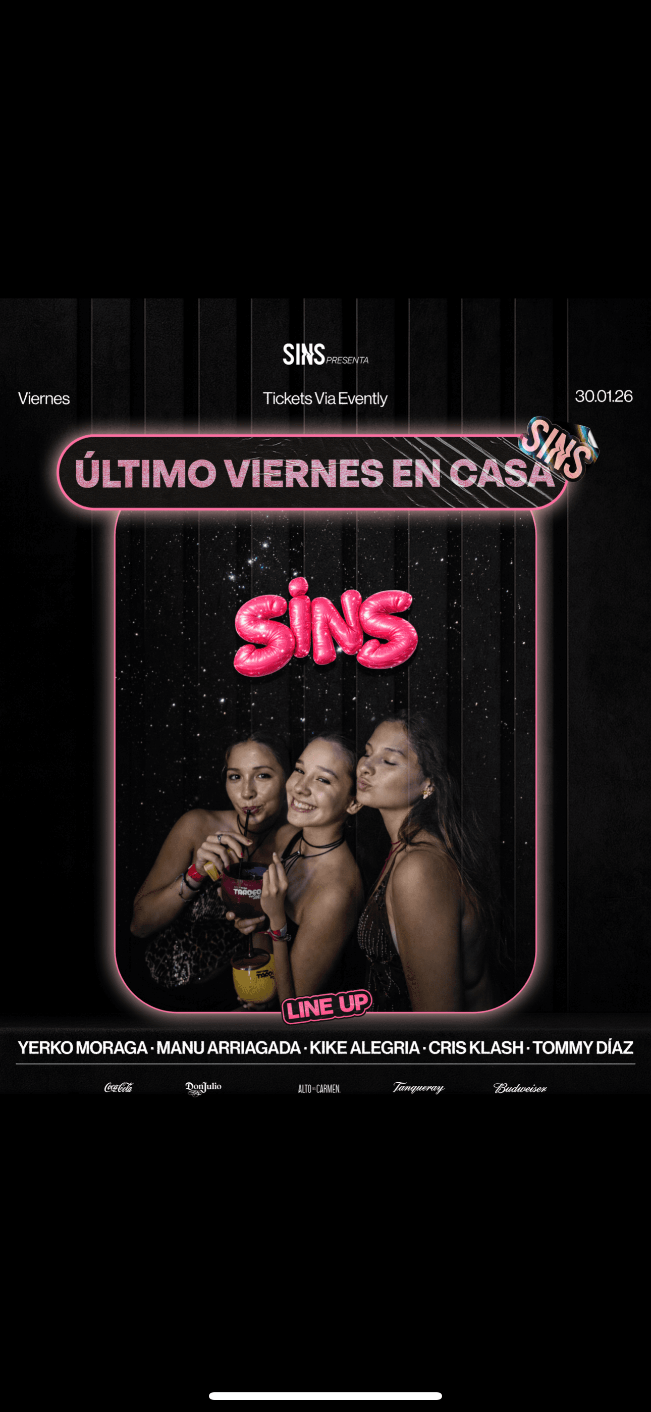 SINS! VIERNES 30 DE ENERO image}
