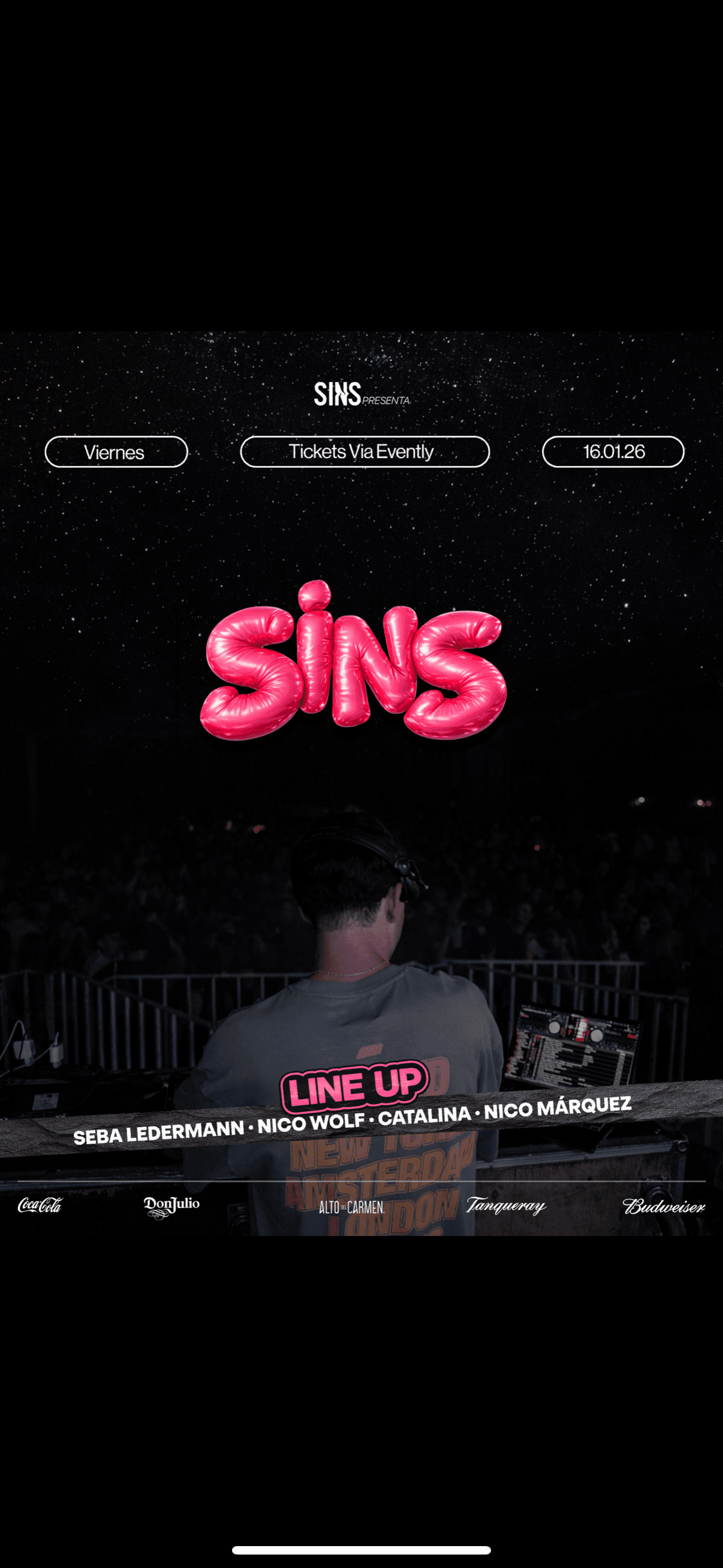 SINS! VIERNES 16 DE ENERO image}