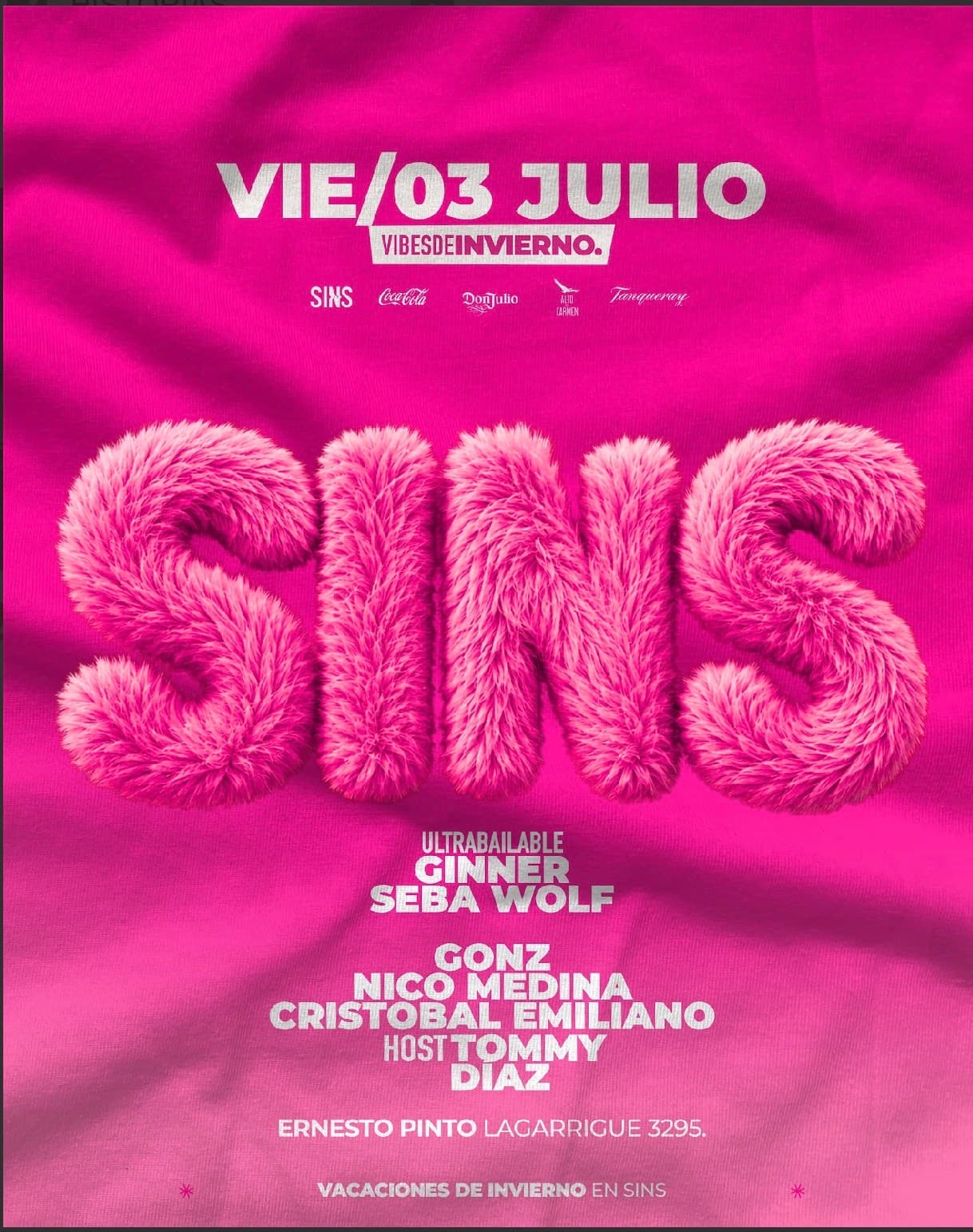 SINS! VIERNES 3 DE JULIO image}