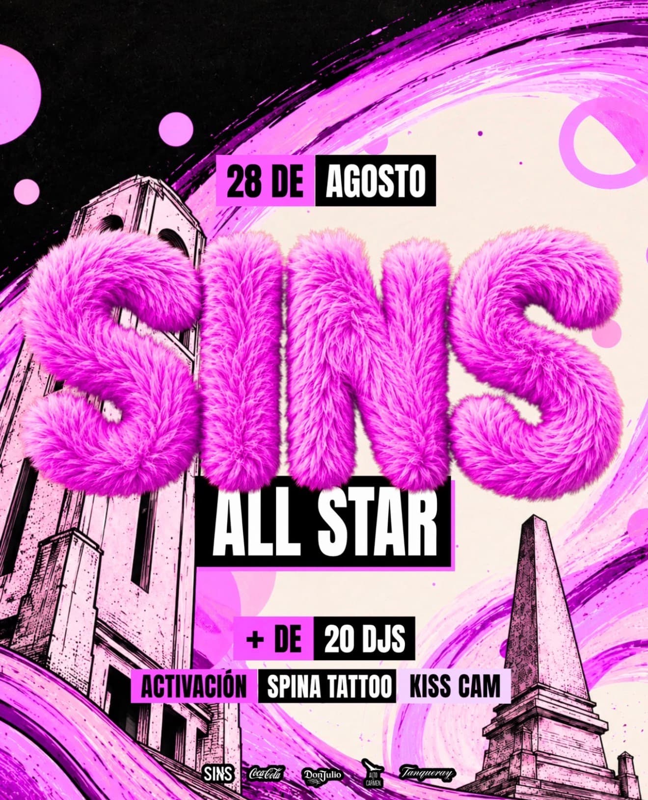SINS ALL STARS ⭐️ ! VIERNES 28 DE AGOSTO image}